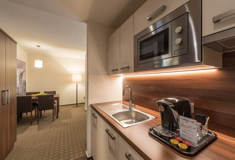 آپارتمان پریمیوم 1 خوابه, Heikotel City Nord