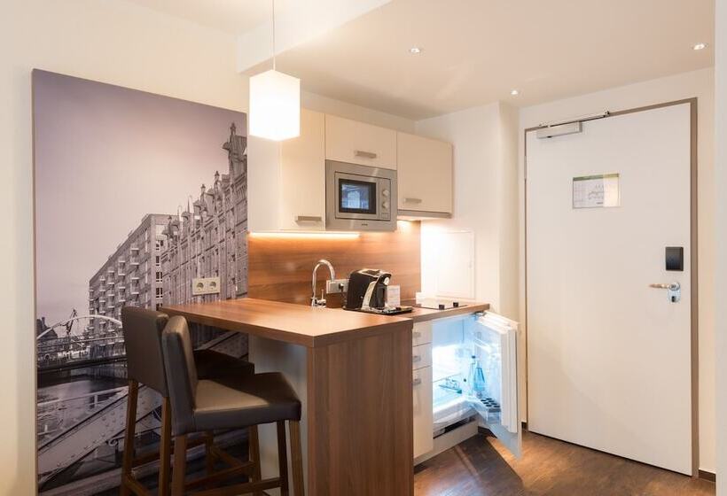 آپارتمان پریمیوم 1 خوابه, Heikotel City Nord