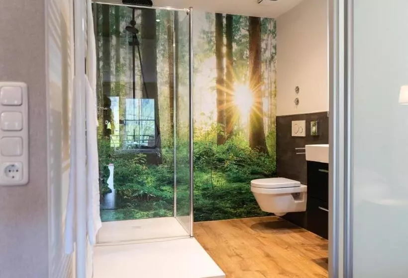 Deluxe-huone Parveke, Sporthotel Zum Hohen Eimberg