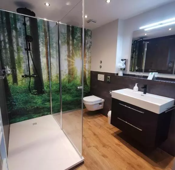Deluxe-huone Parveke, Sporthotel Zum Hohen Eimberg