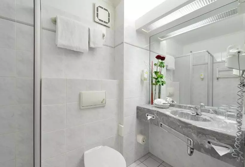 バルコニー付きシングルスタンダードルーム, Rheinhotel Vier Jahreszeiten Bad Breisig