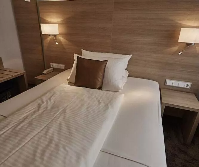 اتاق استاندارد یک نفره, Central Hotel Ringhotel Rüdesheim