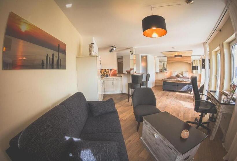 침실 1개 발코니 아파트, Rebgarten Hotel Adler