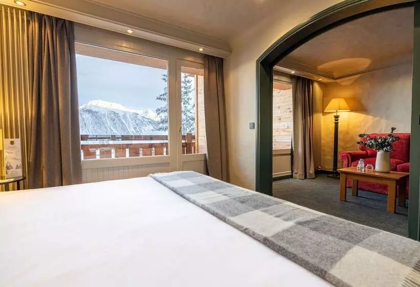 Juniorsviitti Parveke, Grand Hôtel Courchevel 1850