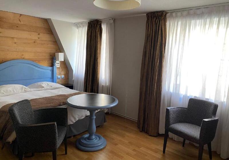 高级大房间, Logis Hôtel Au Cerf d'Or