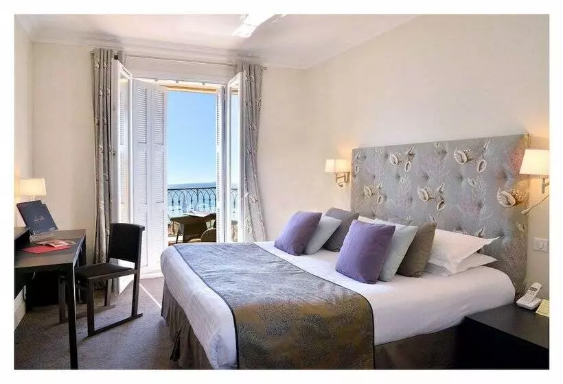 オーシャンビューデラックスルーム, Hôtel La Pérouse Nice Baie Des Anges Recently Fully Renovated