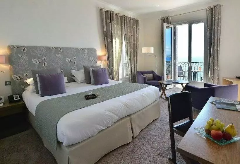 オーシャンビューデラックスルーム, Hôtel La Pérouse Nice Baie Des Anges Recently Fully Renovated