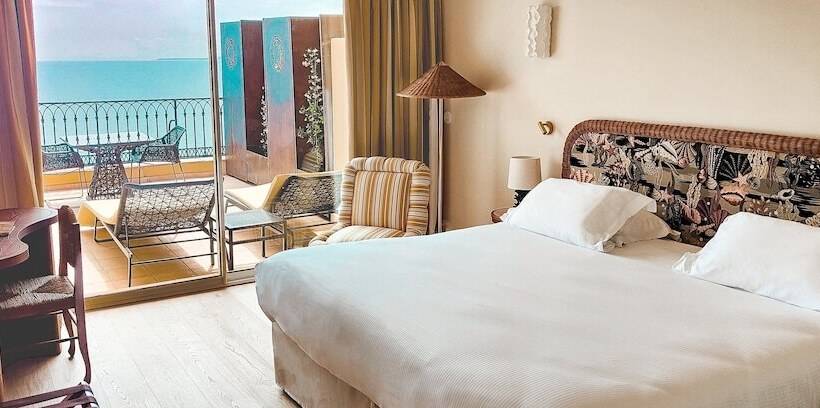 اتاق لوکس با چشمانداز دریا, Hôtel La Pérouse Nice Baie Des Anges   Recently Fully Renovated