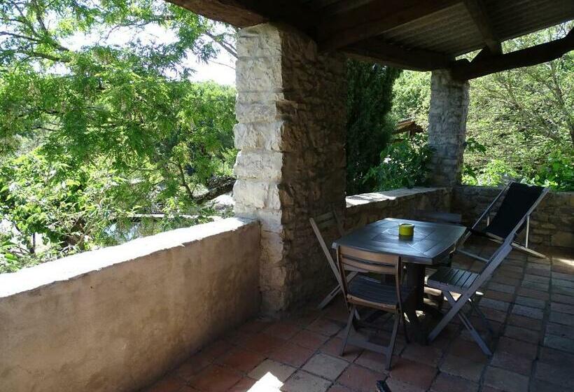 חדר סטנדרט עם טרסה, Hôtel Mas De L Espaïre