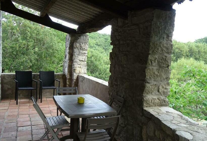 חדר סטנדרט עם טרסה, Hôtel Mas De L Espaïre