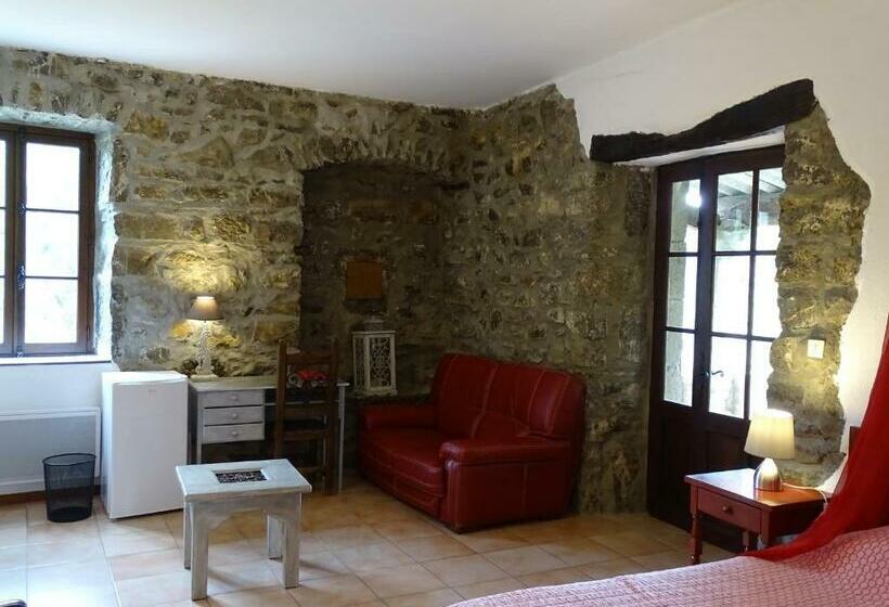 חדר סטנדרט עם טרסה, Hôtel Mas De L Espaïre