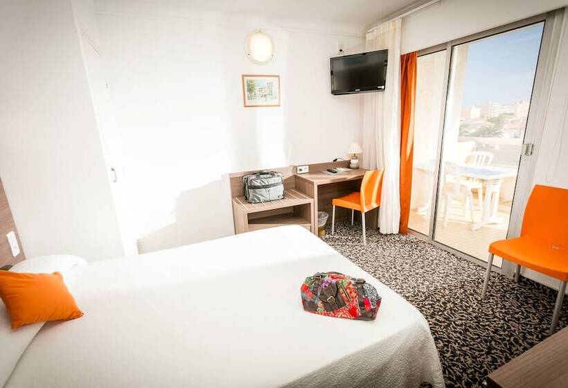 Номер Стандарт, Le Galion Hotel Et Restaurant Canet Plage   Logis