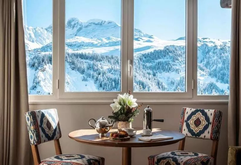 سوییت با چشم‌انداز کوه, Alpes Hôtel Du Pralong