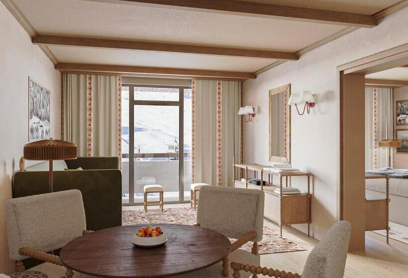 Люкс с Балконом, Alpes Hôtel Du Pralong