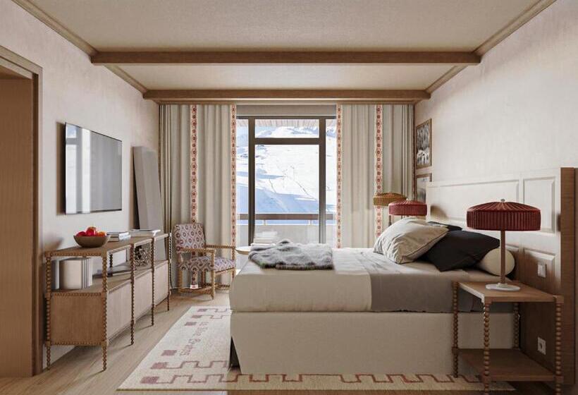Люкс с Балконом, Alpes Hôtel Du Pralong