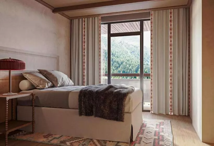 سوییت با چشم‌انداز کوه, Alpes Hôtel Du Pralong
