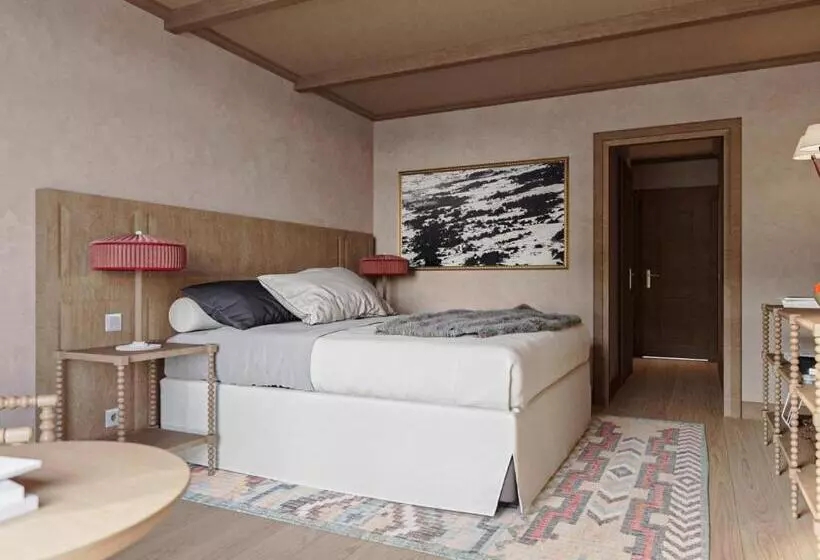 Deluxe Room Mountain View, Alpes Hôtel Du Pralong
