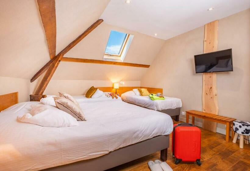 Номер Стандарт Трехместный, Le Relais Des Lacs Bourgogne Morvan