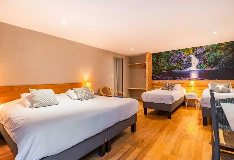 Standard Neljän Hengen Huone, Le Relais Des Lacs Bourgogne Morvan
