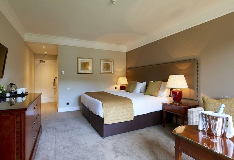 디럭스 룸 킹사이즈 침대, Coldra Court Hotel By Celtic Manor