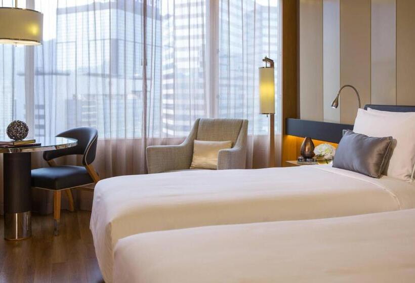 اتاق استاندارد با چشمانداز باغ, Renaissance Hong Kong Harbour View