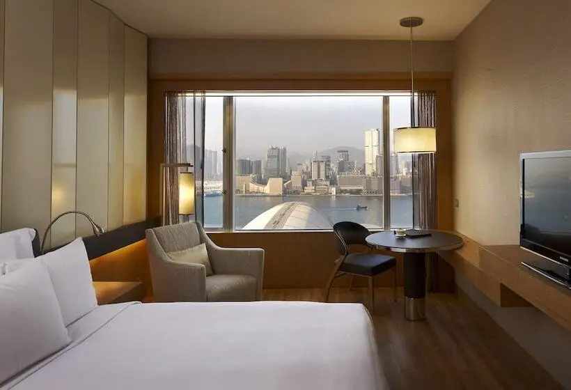 اتاق استاندارد با چشم‌انداز, Renaissance Hong Kong Harbour View