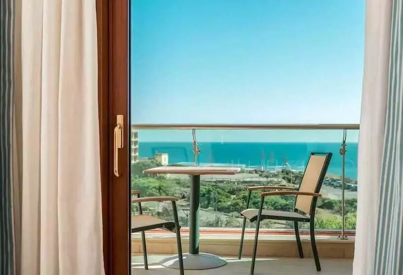 اتاق استاندارد با بالکن و چشم‌انداز دریا, Smy Carlos V Wellness & Spa Alghero