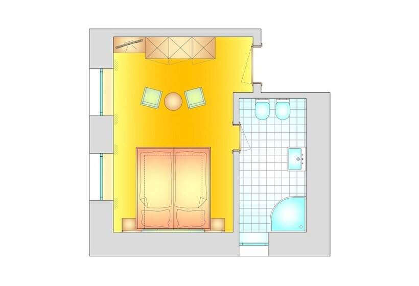 غرفة كومفورت, Villa Bavaria