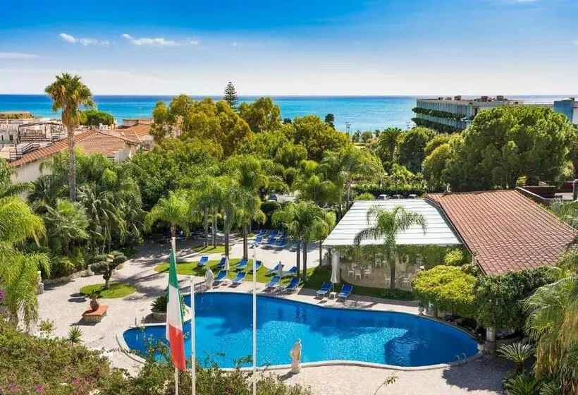 اتاق استاندارد با چشم‌انداز دریا, Sant Alphio Garden Hotel & Spa