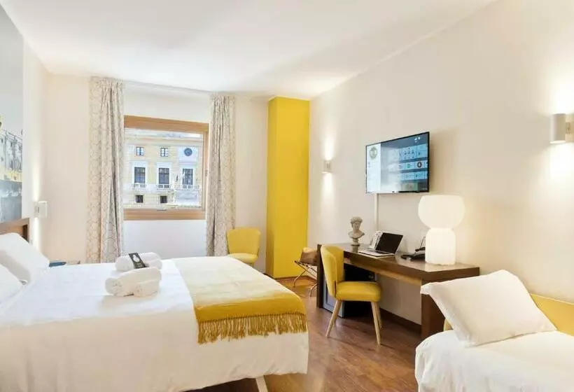 اتاق استاندارد سه تخته با چشم‌انداز, B&B Hotel Palermo Quattro Canti