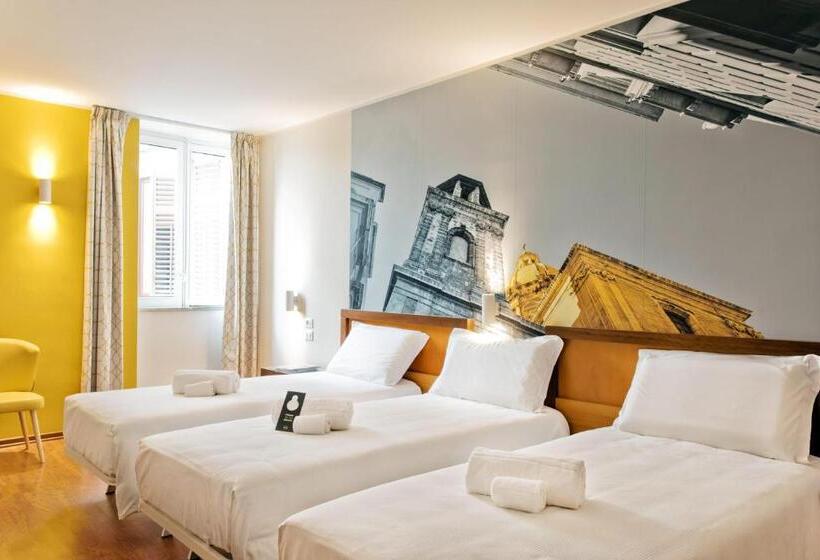 带景观的三人标准房间, B&B Hotel Palermo Quattro Canti