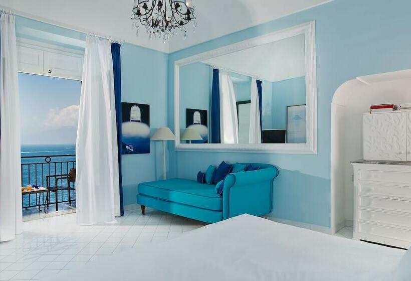 חדר דלוקס עם מרפסת נוף לים, Bellevue Syrene