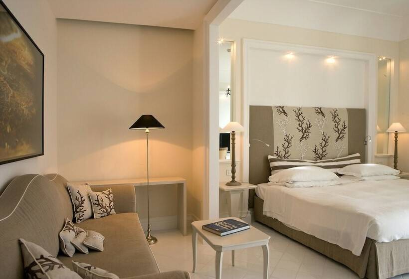 חדר דלוקס עם מרפסת נוף לים, Bellevue Syrene