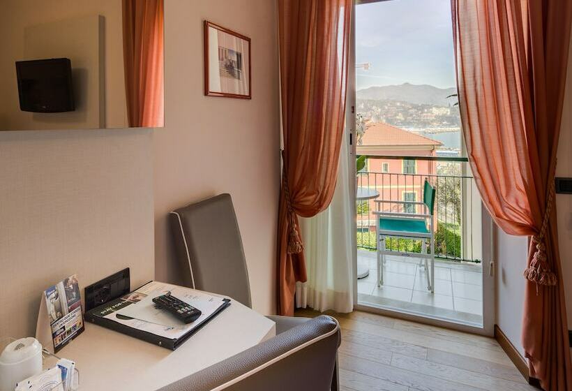 带海景的带双人床的标准间, Best Western Regina Elena