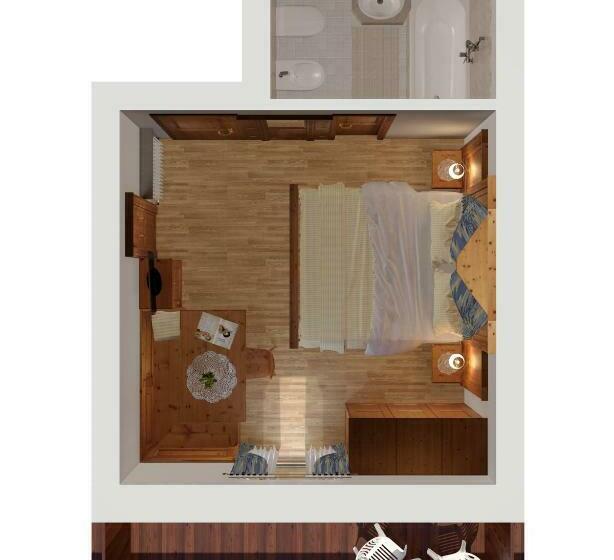 Номер Стандарт с Балконом, Enzian Genziana