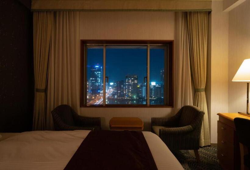 غرفة ديلوكس مطلة على النهر, Okura Niigata