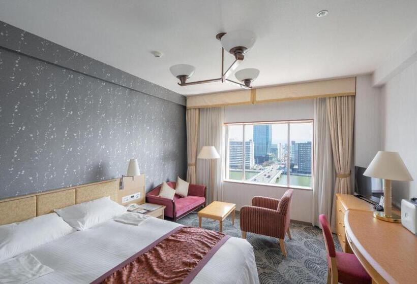 Deluxe room with river view, Okura Niigata