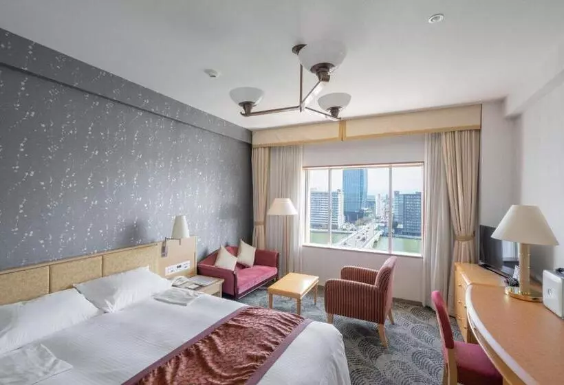 Deluxe room with river view, Okura Niigata