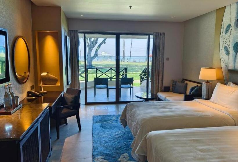 חדר סטנדרט נוף לים עם טרסה, Shangri La Tanjung Aru, Kota Kinabalu