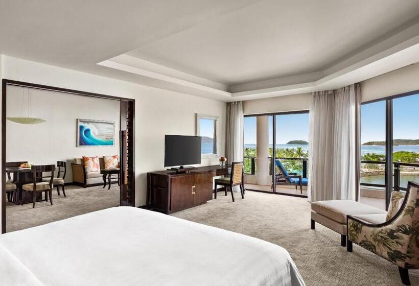 סוויטת דלוקס נוף לים, Shangri La Tanjung Aru, Kota Kinabalu