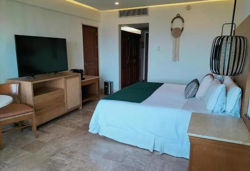 キングサイズベッドのデラックスルーム, Fiesta Americana Puerto Vallarta All Inclusive & Spa