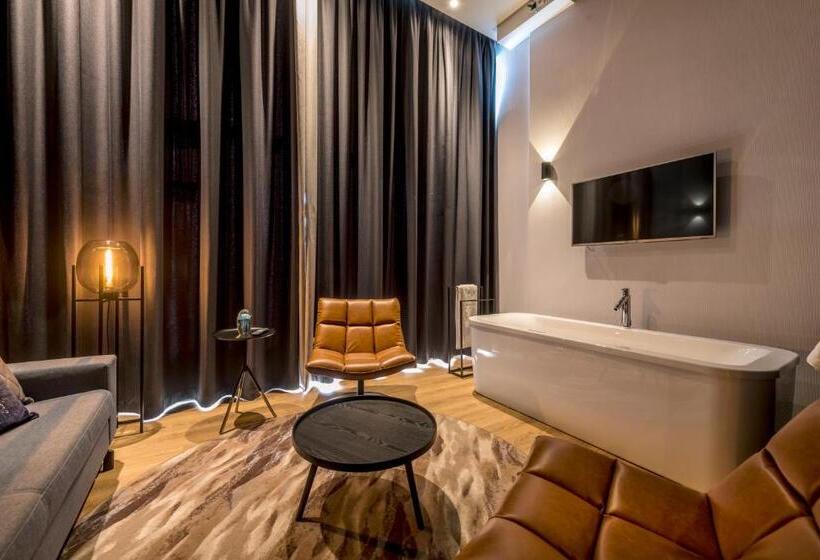 带海景及按摩浴缸标准房间, Palace Hotel Zandvoort