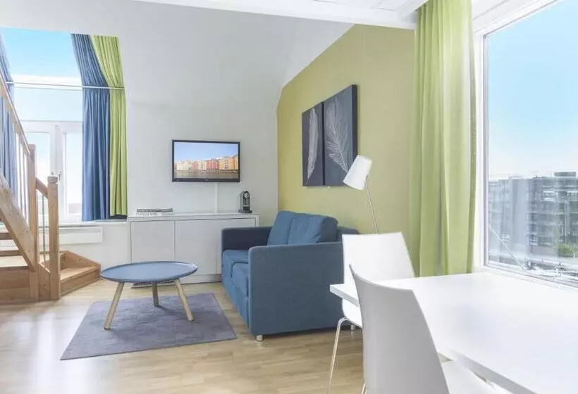 Junior suite with river view, Radisson Blu Royal Garden Hotel, Trondheim