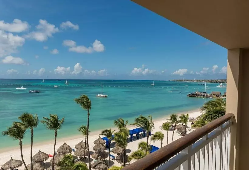 اتاق استاندارد با تخت دوبل و چشم‌انداز دریا, Hyatt Regency Aruba Resort & Casino