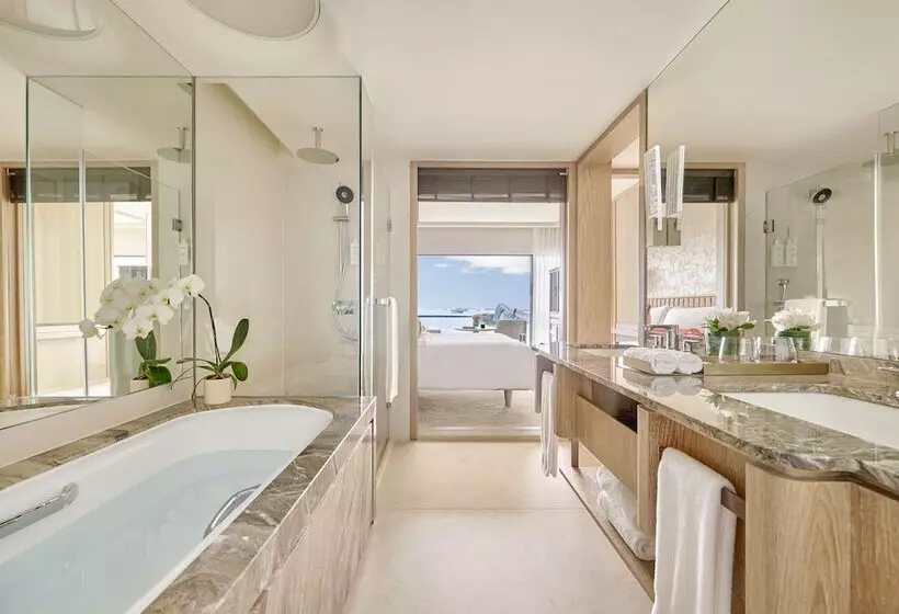 اتاق استاندارد با چشمانداز دریا, Mandarin Oriental Singapore