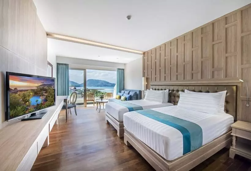 اتاق لوکس با چشم‌انداز دریا, Diamond Cliff Resort & Spa   Sha Extra Plus