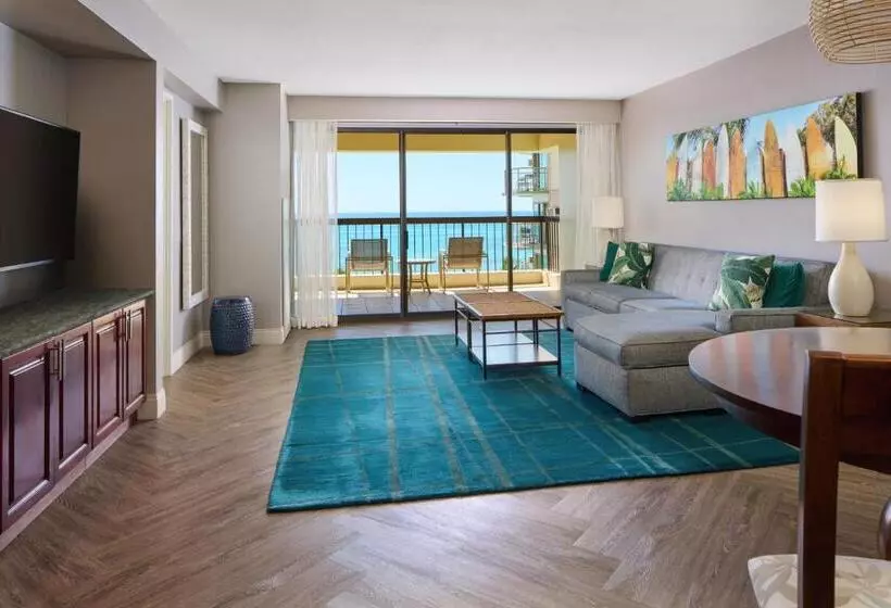 آپارتمان 1 خوابه با چشم‌انداز دریا, Aston Waikiki Beach Tower