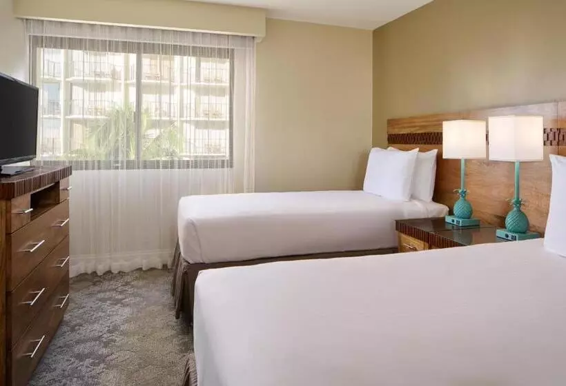 آپارتمان 2 خوابه با چشم‌انداز دریا, Aston Waikiki Beach Tower