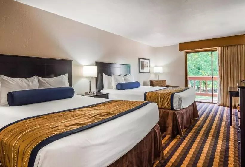اتاق استاندارد چهارنفره با بالکن, Best Western New Oregon Motel