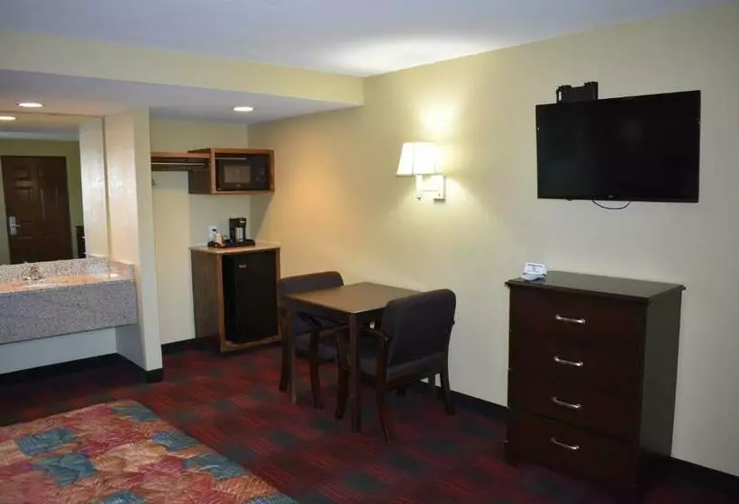 اتاق استاندارد با تخت بزرگ, Town House Inn Cape Girardeau